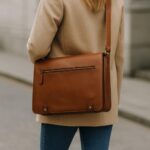 Soft Calfskin Crossbody Bag for Women – Elegant Spacious Leather Design