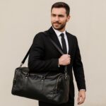 Leather Weekender Bag – Handmade Italian Leather Travel Duffel