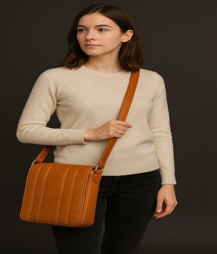Soft Calfskin Satchel – Handmade Minimalist Leather Bag for Work & Daily Carry