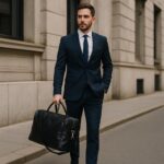 Full Grain Leather Duffel Bag Unisex Weekender